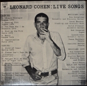 Leonard Cohen ‎- Live Songs  C 31724