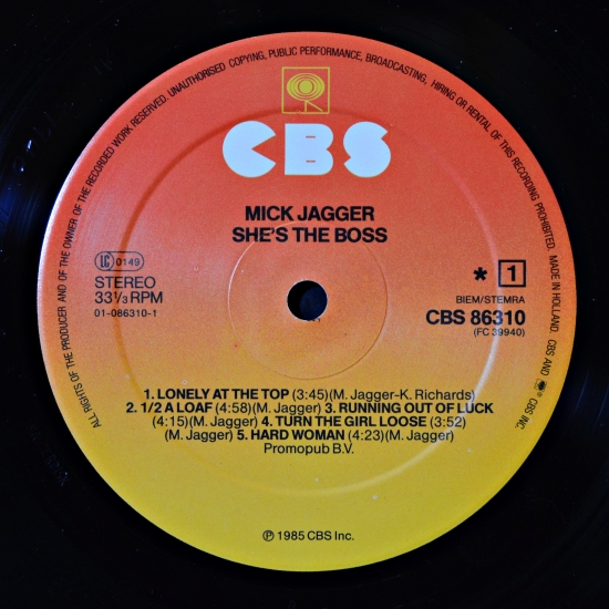 Mick Jagger - Shes The Boss at Discogs