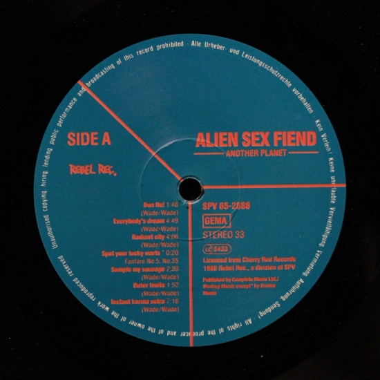 Alien Sex Fiend Another Planet 28