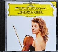 Jean Sibelius - Anne-Sophie Mutter, Staatskapelle Dresden, André Previn ‎– Violinkonzert www.blackvinylbazar.cz