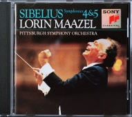 Lorin Maazel, The Pittsburgh Symphony Orchestra, Jean Sibelius - Symphonies 4 & 5 SK 46 499 www.blackvinylbazar.cz-LP-CD-gramofon