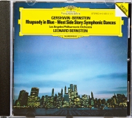 Gershwin, Leonard Bernstein, Los Angeles Philharmonic Orchestra ‎– Rhapsody In Blue · West Side Story: Symphonic Dances www.blackvinylbazar.cz