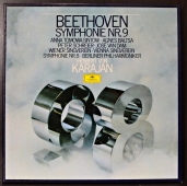 Ludwig van Beethoven - Herbert von Karajan, Anna Tomowa-Sintow, Agnes Baltsa, Wiener Singverein, Berliner Philharmoniker ‎- Symphonie Nr. 9 - Symphonie Nr. 8  2707 109