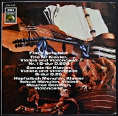 Franz Schubert - Yehudi Menuhin, Hephzibah Menuhin - Trio Für Klavier, Violine Und Violoncello Nr. 1 B-dur D.898 / Sonate Für Klavier, Violine Und Violoncello B-dur D.28 1C 063-01 926