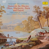 Wolfgang Amadeus Mozart, Ludwig van Beethoven, Friedrich Gulda, Bläservereinigung Der Wiener Philharmoniker – Quintette Für Klavier, Oboe, Klarinette, Horn Und Fagott Wolfgang Amadeus Mozart, Ludwig van Beethoven, Friedrich Gulda, Bläservereinigung Der Wiener Philharmoniker – Quintette Für Klavier, Oboe, Klarinette, Horn Und Fagott
