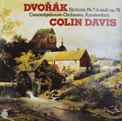 Antonín Dvořák - Colin Davis, Concertgebouw-Orchestra, Amsterdam ‎- Sinfonie Nr. 7 D-Moll Op. 70  34 093 5 www.blackvinylbazar.cz