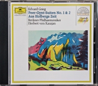 Edvard Grieg - Berliner Philharmoniker, Herbert von Karajan - Peer-Gynt-Suiten No. 1 & 2 / Aus Holbergs Zeit / Sigurd Jorsalfar 419 474-2 www.blackvinylbazar.cz-CD-LP