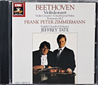 Beethoven, Frank Peter Zimmermann, English Chamber Orchestra, Jeffrey Tate - Violinkonzert • Romanzen 1&2 0777 7 49737 2 4 www.blackvinylbazar.cz-CD-LP
