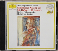 Mozart - Berliner Philharmoniker, Herbert von Karajan - Symphonien Nr. 32, 33, 35, 36 435 070-2 www.blackvinylbazar.cz-CD-LP