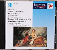 Mozart, Pinchas Zukerman, Saint Paul Chamber Orchestra - Violin Concertos No. 4 & 5 SBK 46 540 www.blackvinylbazar.cz-CD-LP