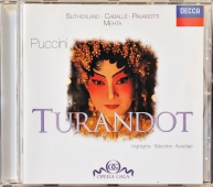 Puccini, Sutherland, Caballé, Pavarotti, Ghiaurov, London Philharmonic Orchestra, Zubin Mehta - Turandot - Highlights 289 458 202-2 www.blackvinylbazar.cz-CD-LP