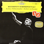 Beethoven - Herbert von Karajan · Berliner Philharmoniker - Symphonien 1 & 2 138 801 SLPM www.blackvinylbazar.cz-LP-CD-gramofon