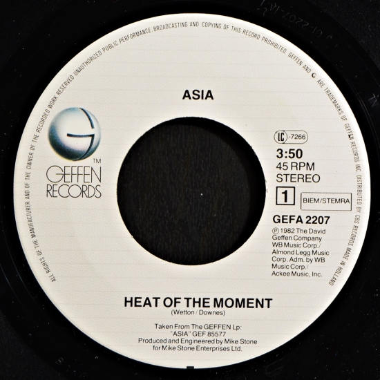 asia heat of the moment asia heat of the moment