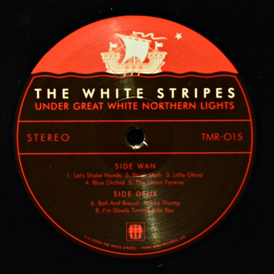 The White Stripes Under Great White Northern Lights TMR015 2 LP Album BLACK VINYL BAZAR Brno