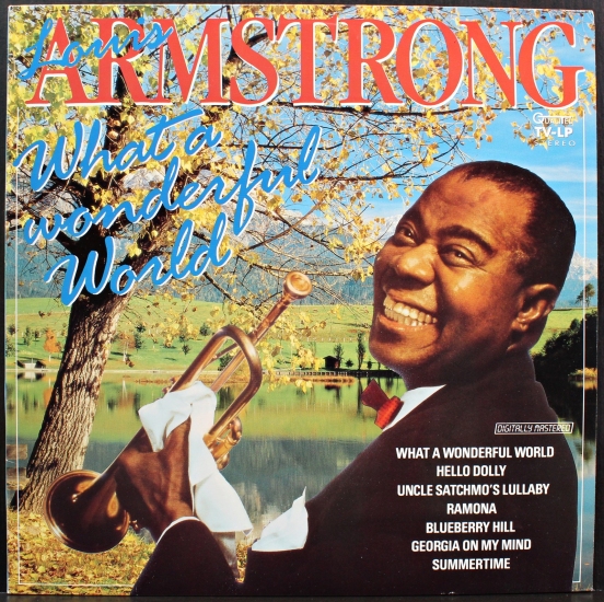Louis Armstrong ‎- What A Wonderful World Q-LP 258-1, Album, reissue